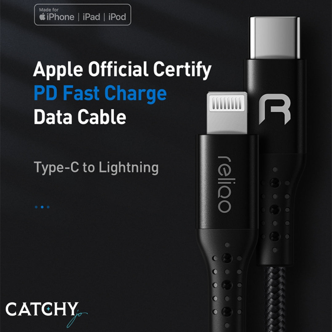 كابل MFI من Type-C إلى Lightning