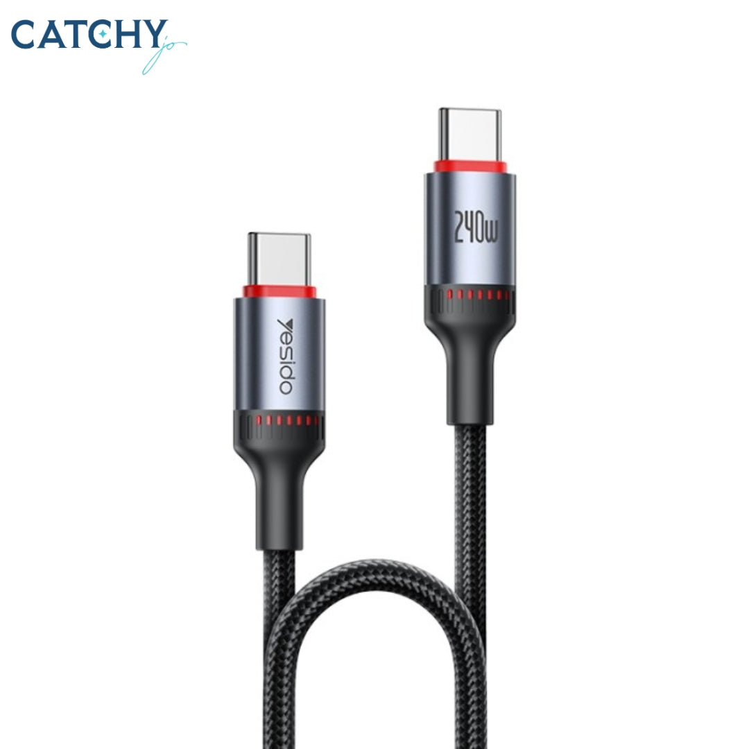 YESIDO CA185 Type-C To Type-C Charging Data Cable (240W)