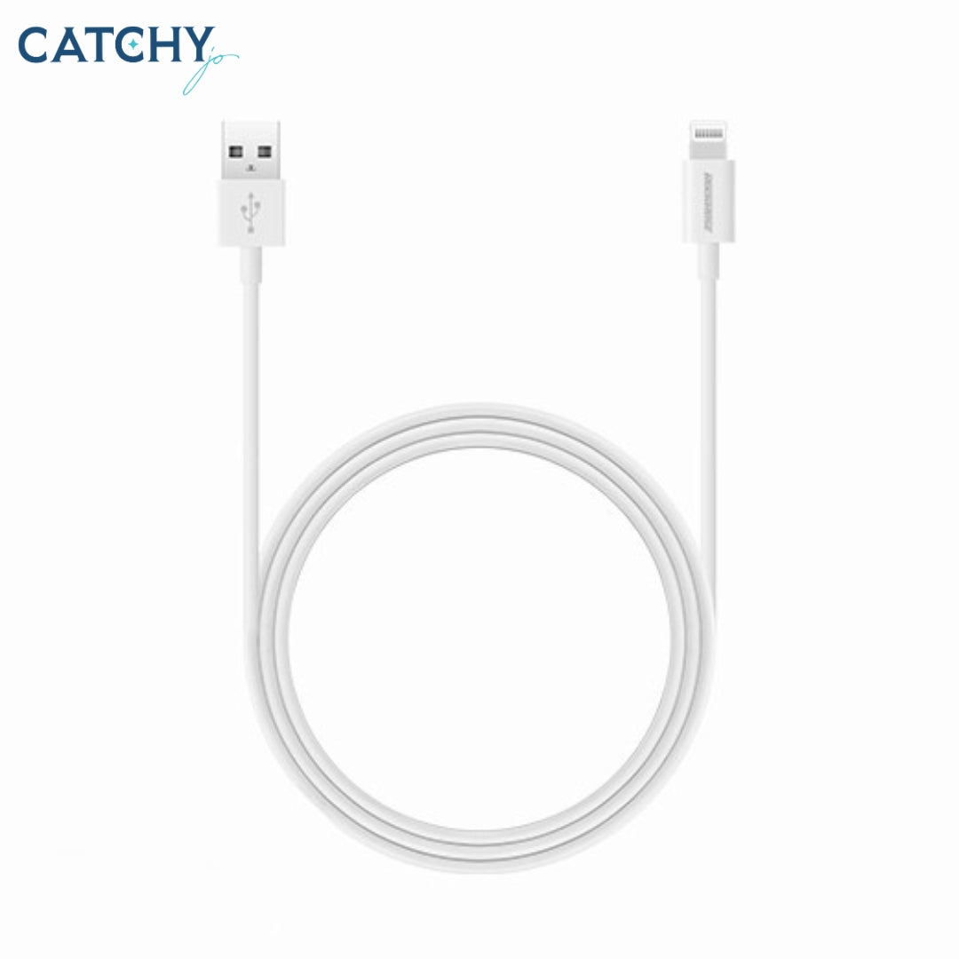ROCKROSE IVORY AL كابل شحن ومزامنة من Lightning إلى USB (1M)