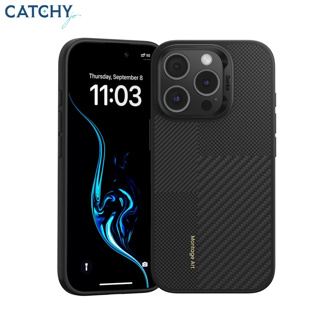 Benks Montage ArmorPro Case built With Kevlar | iPhone 16 Pro | iPhone 16 Pro Max Benks Montage ArmorPro Case built With Kevlar | iPhone 16 Pro | iPhone 16 Pro Max