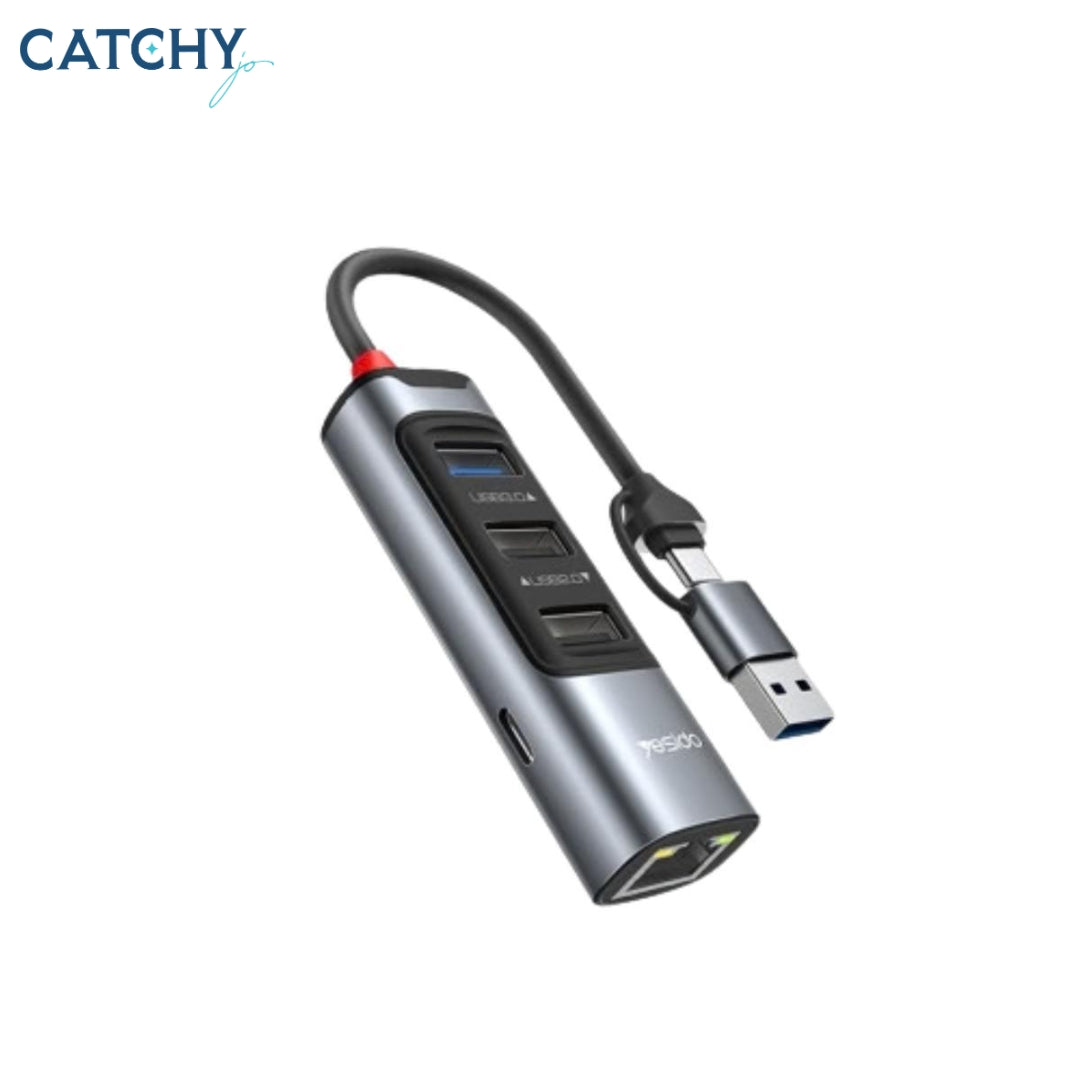 YESIDO HB24 Type-C Multi-Port USB Hub With Display Output