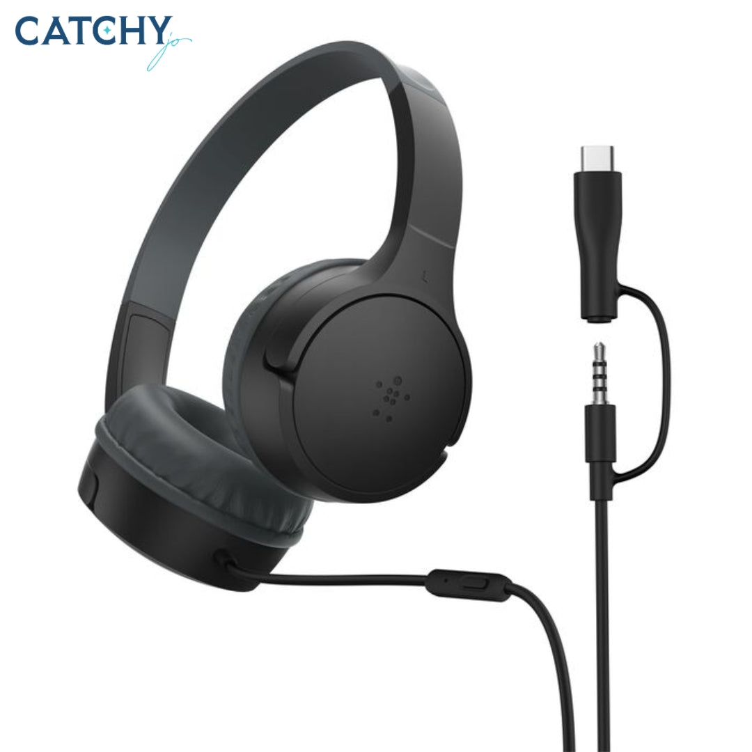 BELKIN SoundForm Kids Mini Wired On-Ear Headphones