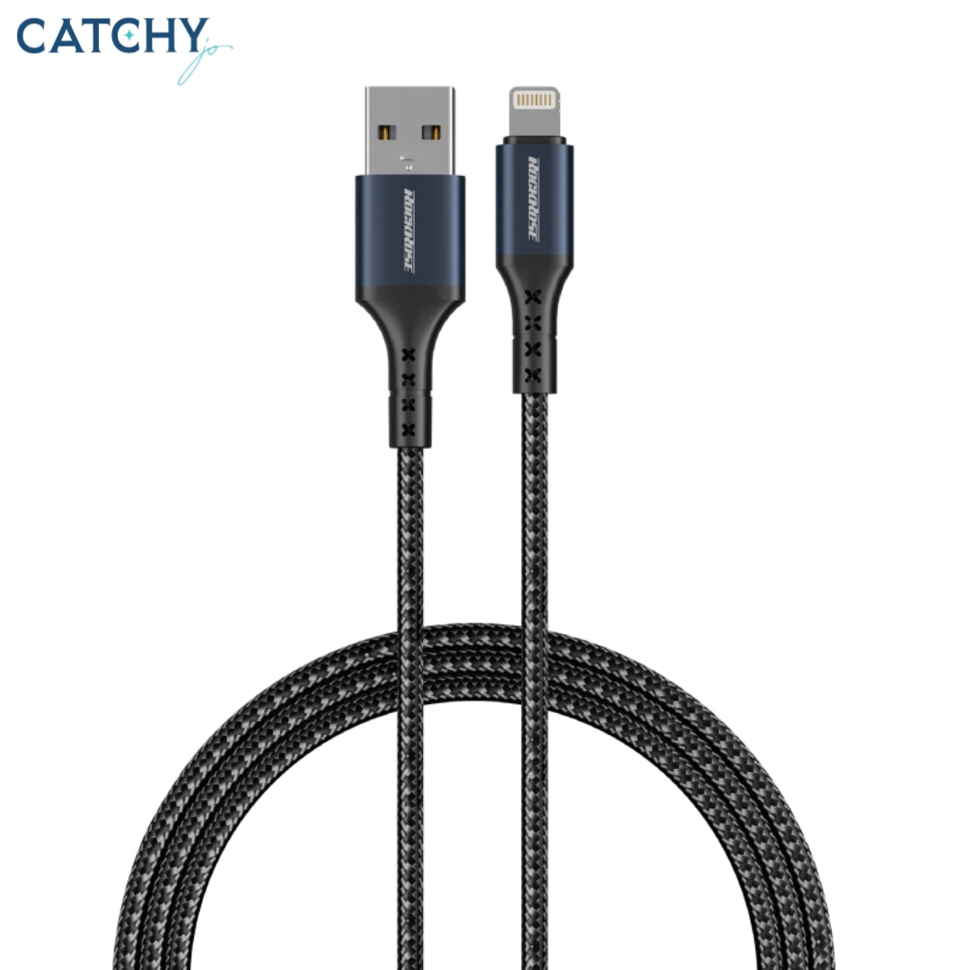 ROCKROSE Sparta كابل USB-A إلى Lightning (1M)