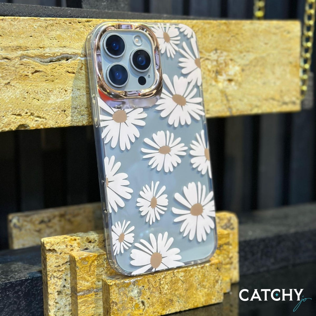 iPhone Hard Colorful Flower Case