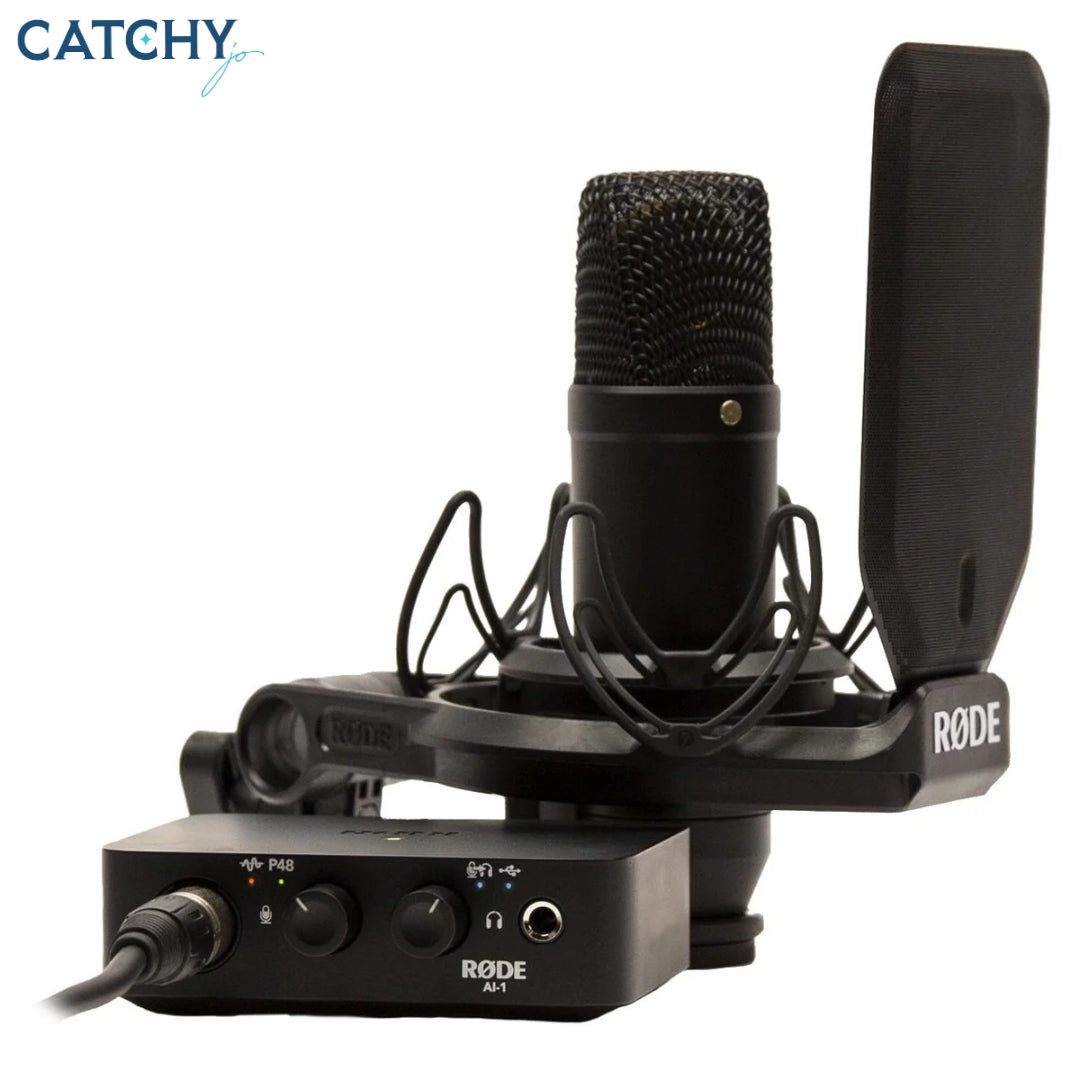 RODE NT1 & AI-1 Complete Studio Kit Complete Kit With Audio Interface