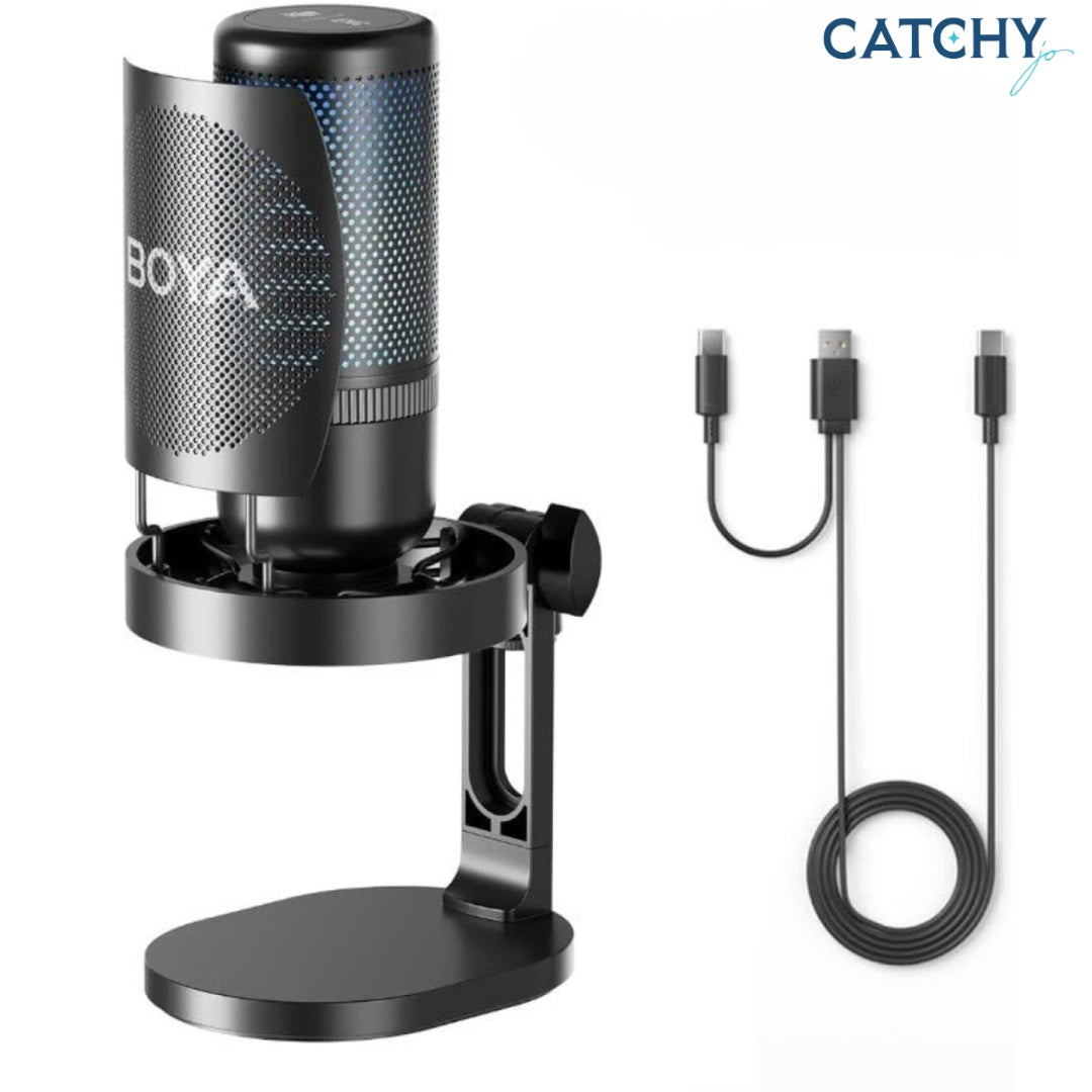 BOYA K3 RGB USB Type C Microphone For Streaming