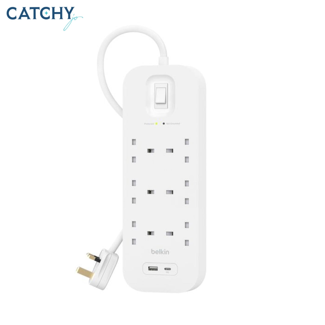 BELKIN 6 Outlet Surge Protector With USB-C & USB-A