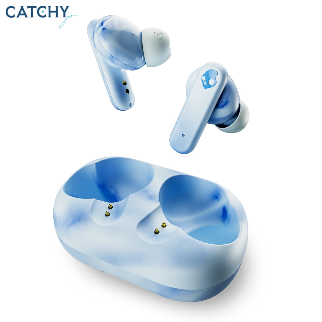 SKULLCANDY EcoBuds سماعات أذن لاسلكية حقيقية ومستدامة
