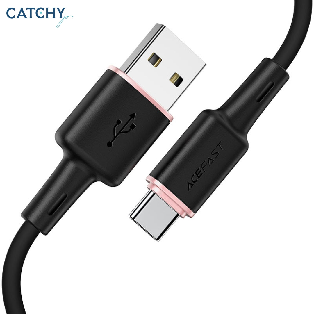 ACEFAST C2-04 USB-A to USB-C Zinc Alloy Silicone Charging Data Cable