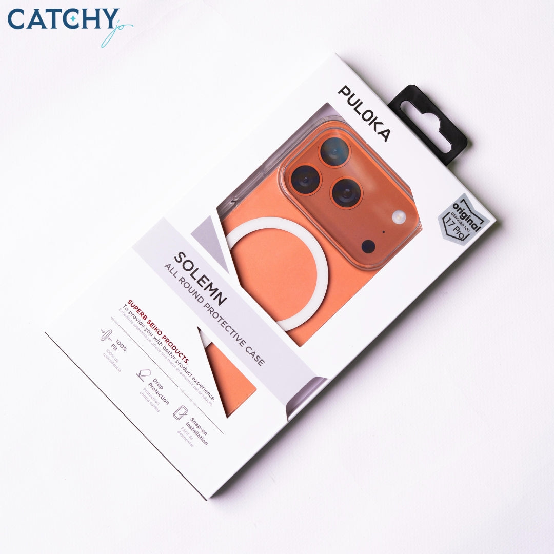 غطاء شفاف MagSafe لهاتف iPhone من Puloka