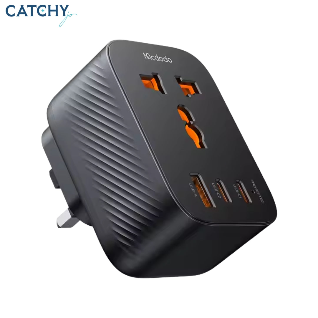 MCDODO محول سفر عالمي بـ4 منافذ (20W)