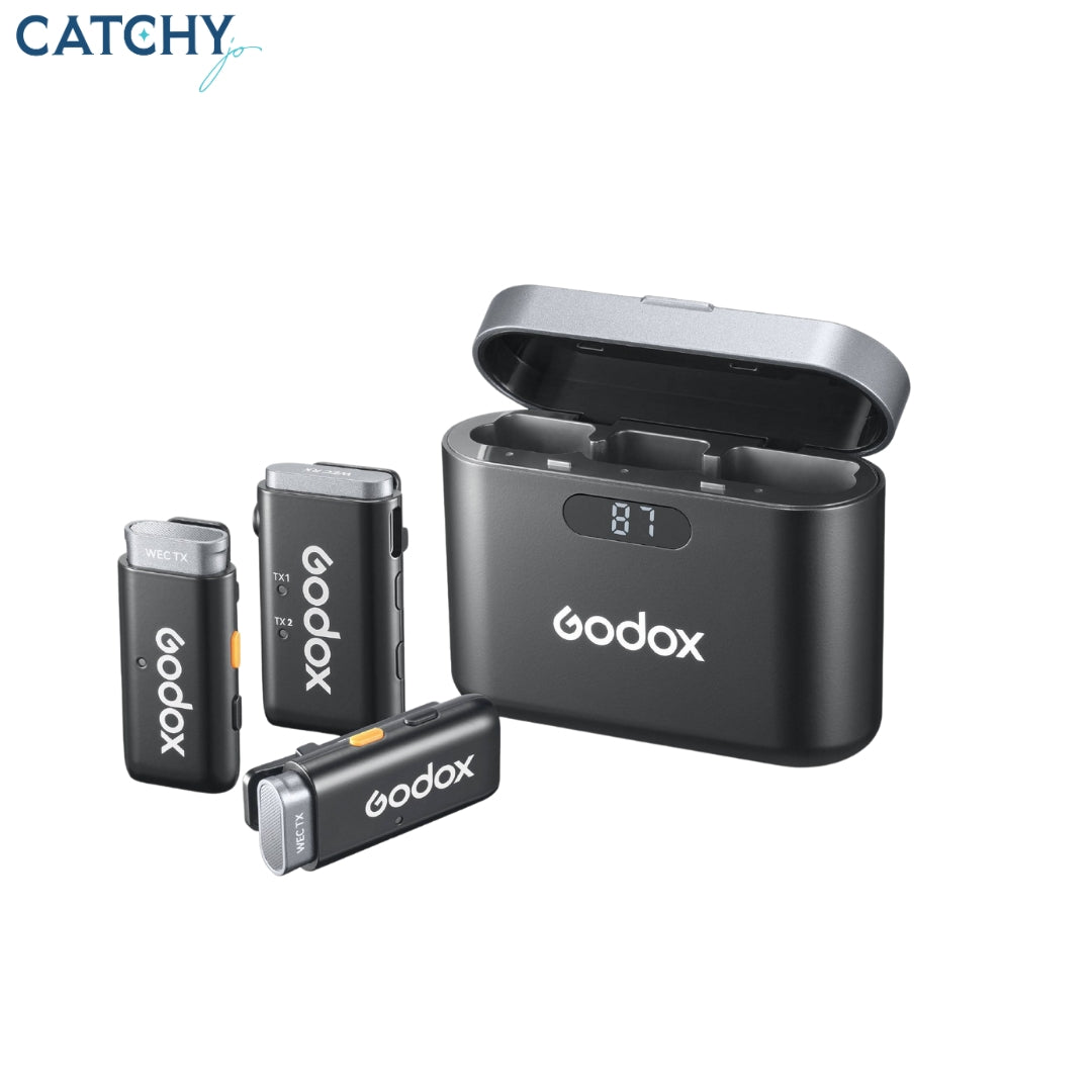 مجموعة ميكروفون لافالير لاسلكي GODOX Kit2