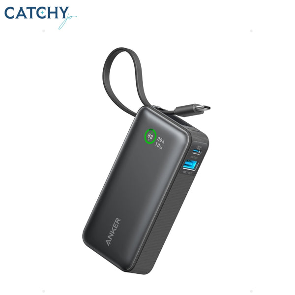 Anker Nano Power Bank With Built-in USB C Cable 10000mAh (30W)