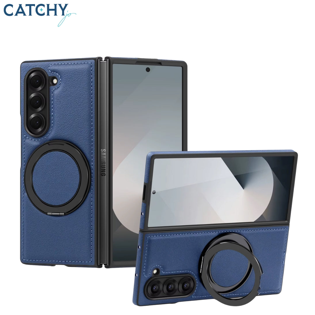 Luxury Leather Magnetic Samsung Z Fold  Case