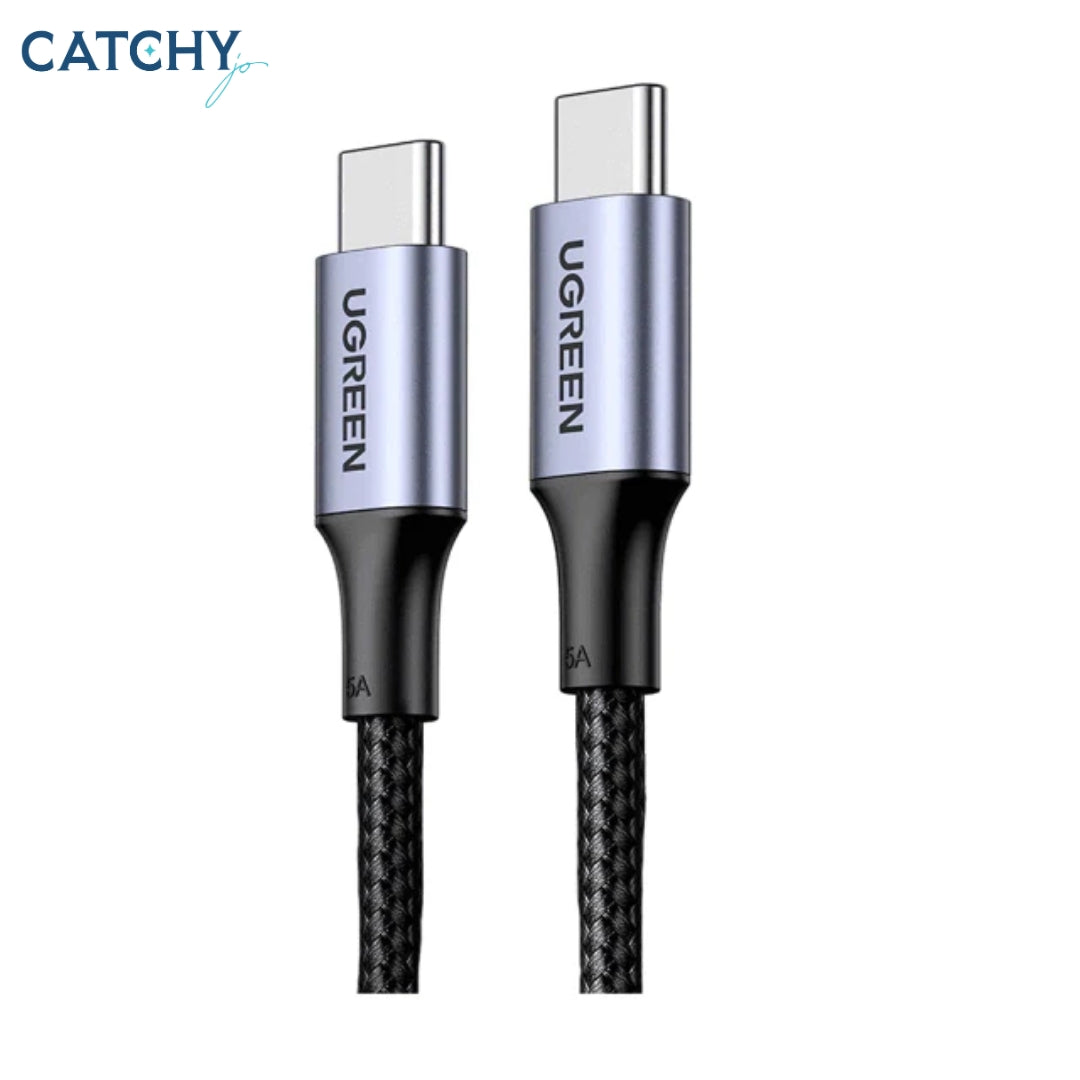 UGREEN كابل بيانات Type-C إلى Type-C بتيار 5A