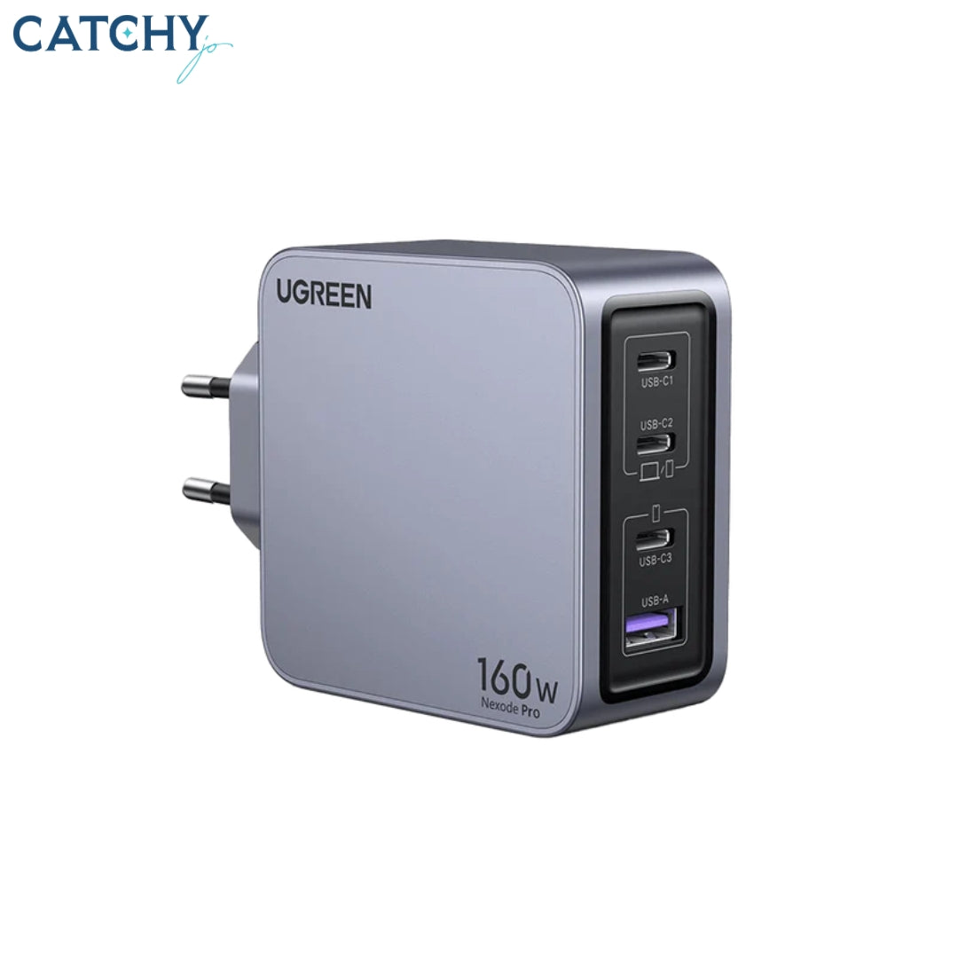 شاحن سريع صغير UGREEN Nexode Pro بأربعة منافذ (160W)
