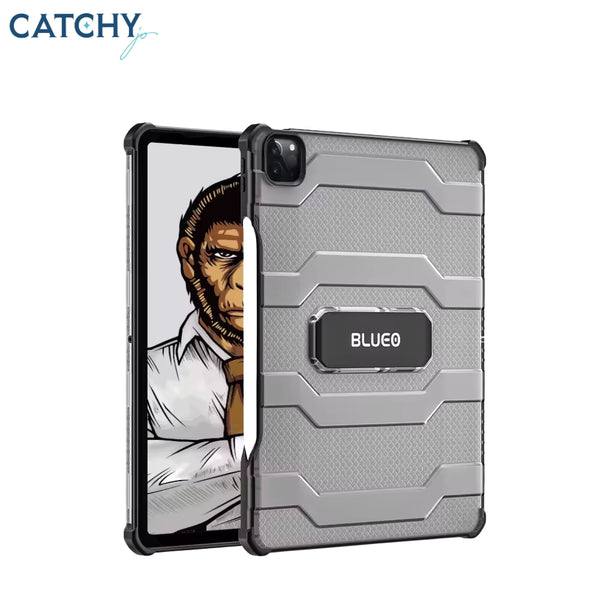 BLUEO iPad Sleeve Foldable Stand Case With Magnetic Pencil Holder