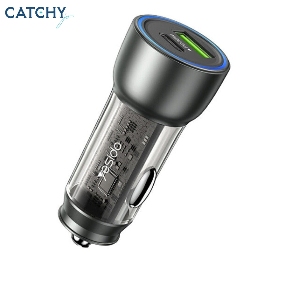 YESIDO Y49 شاحن سيارة سريع USB (30W)
