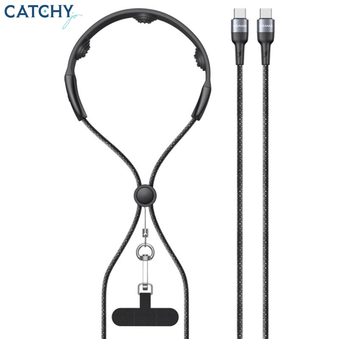 USAMS SJ759 U89 Fast Data Charging Cable With Massager (100W)