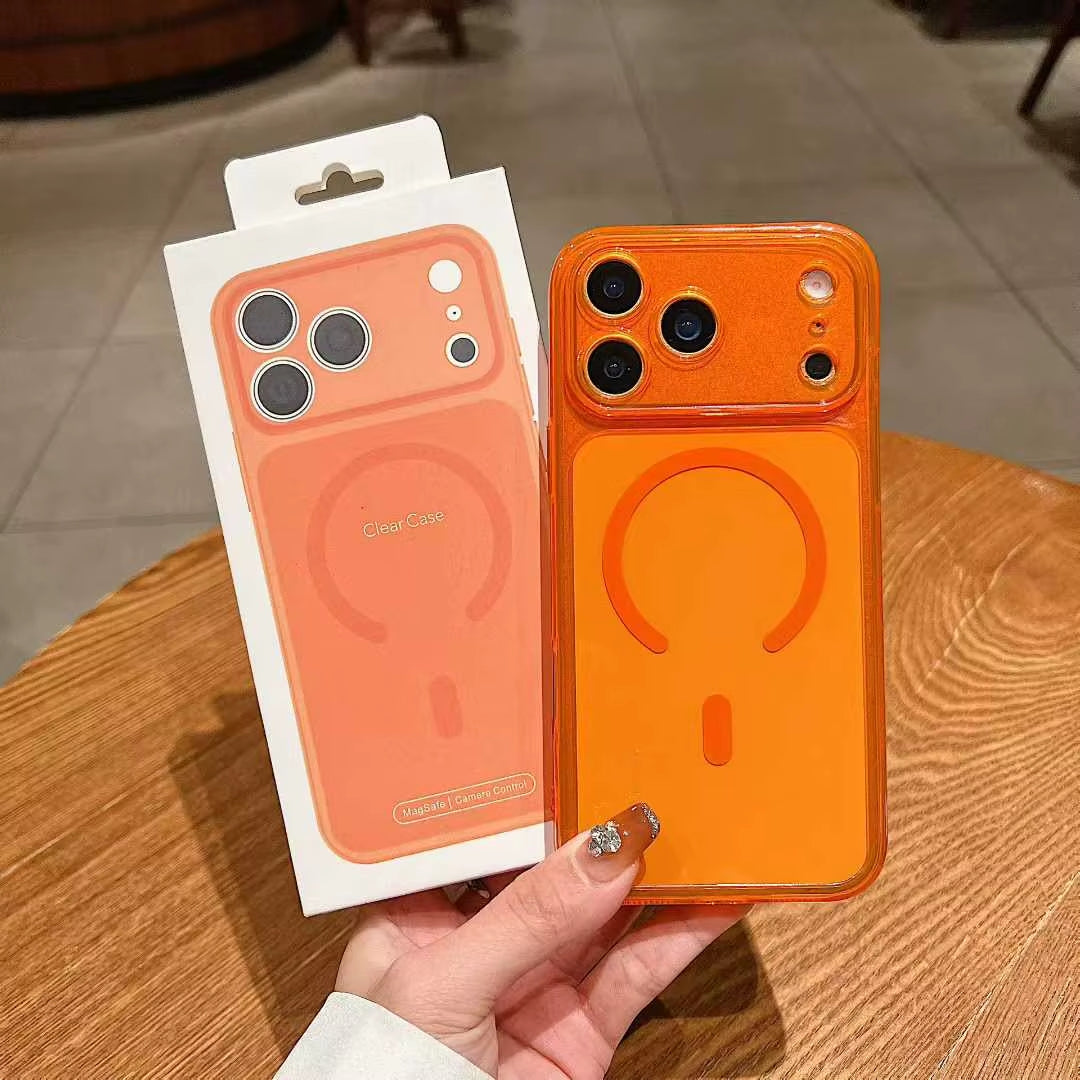 Magnetic Anti-Yellowing Wireless Charger iPhone Case
