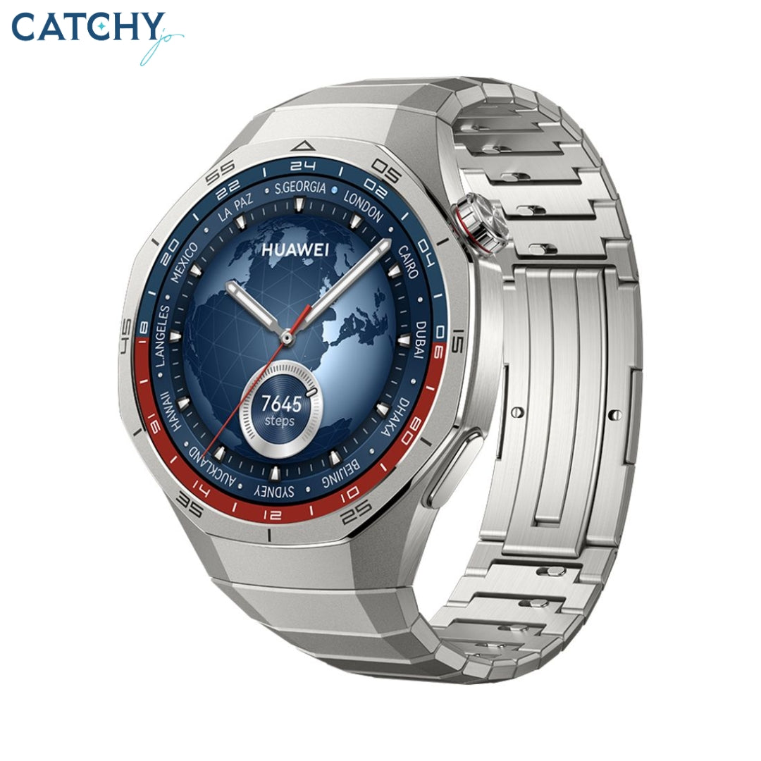 ساعة Huawei Watch GT5 Pro باللون الفضي