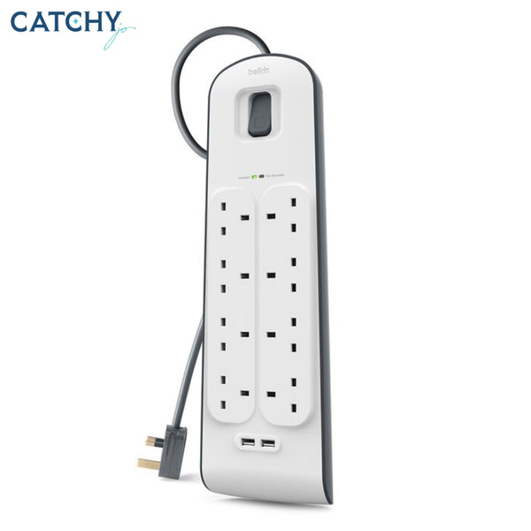 BELKIN USB Charging 8 Outlet Surge Protection Strip 2.4 Amp