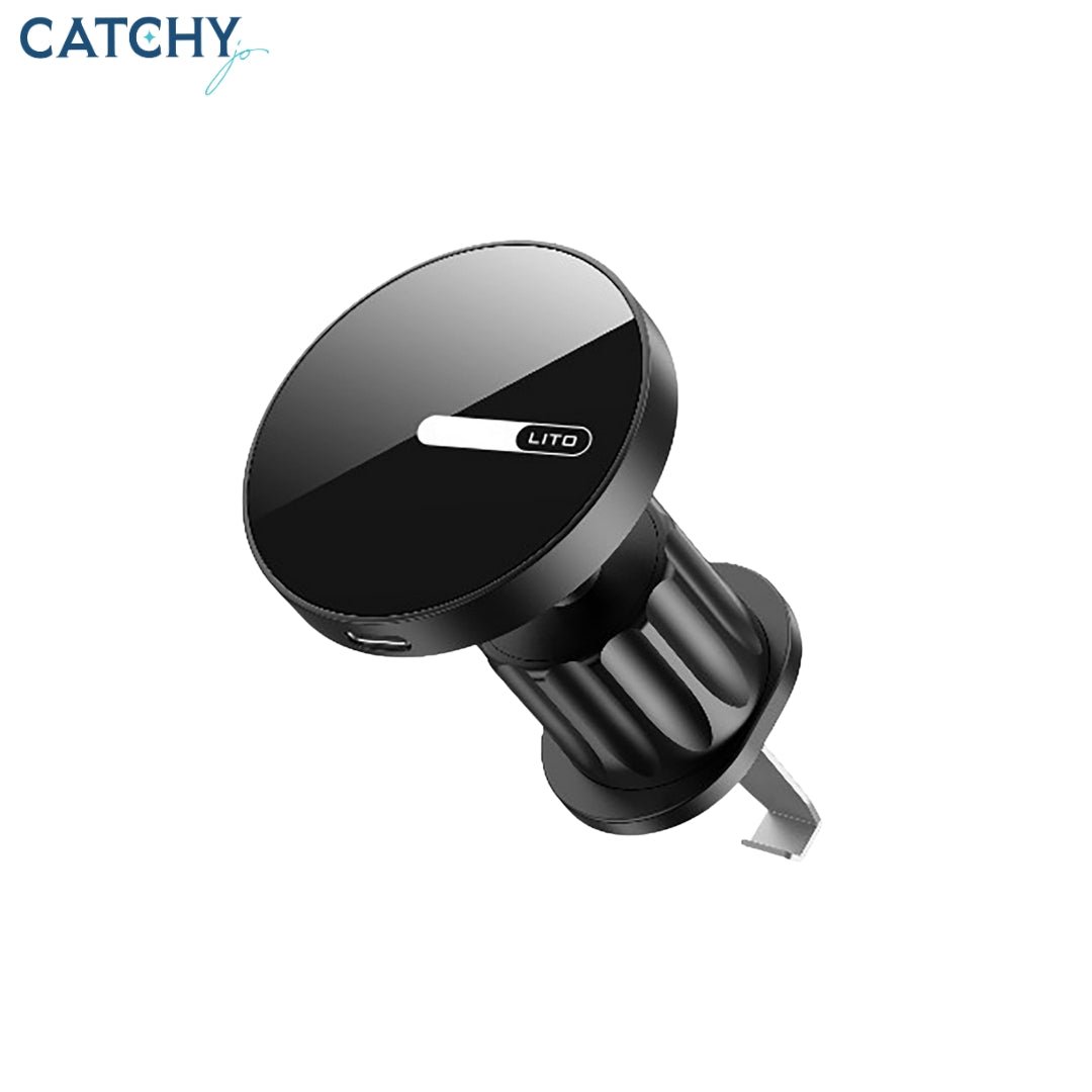 LITO LT-W04 Magnetic Wireless Charger Car Phone Holder (15W)