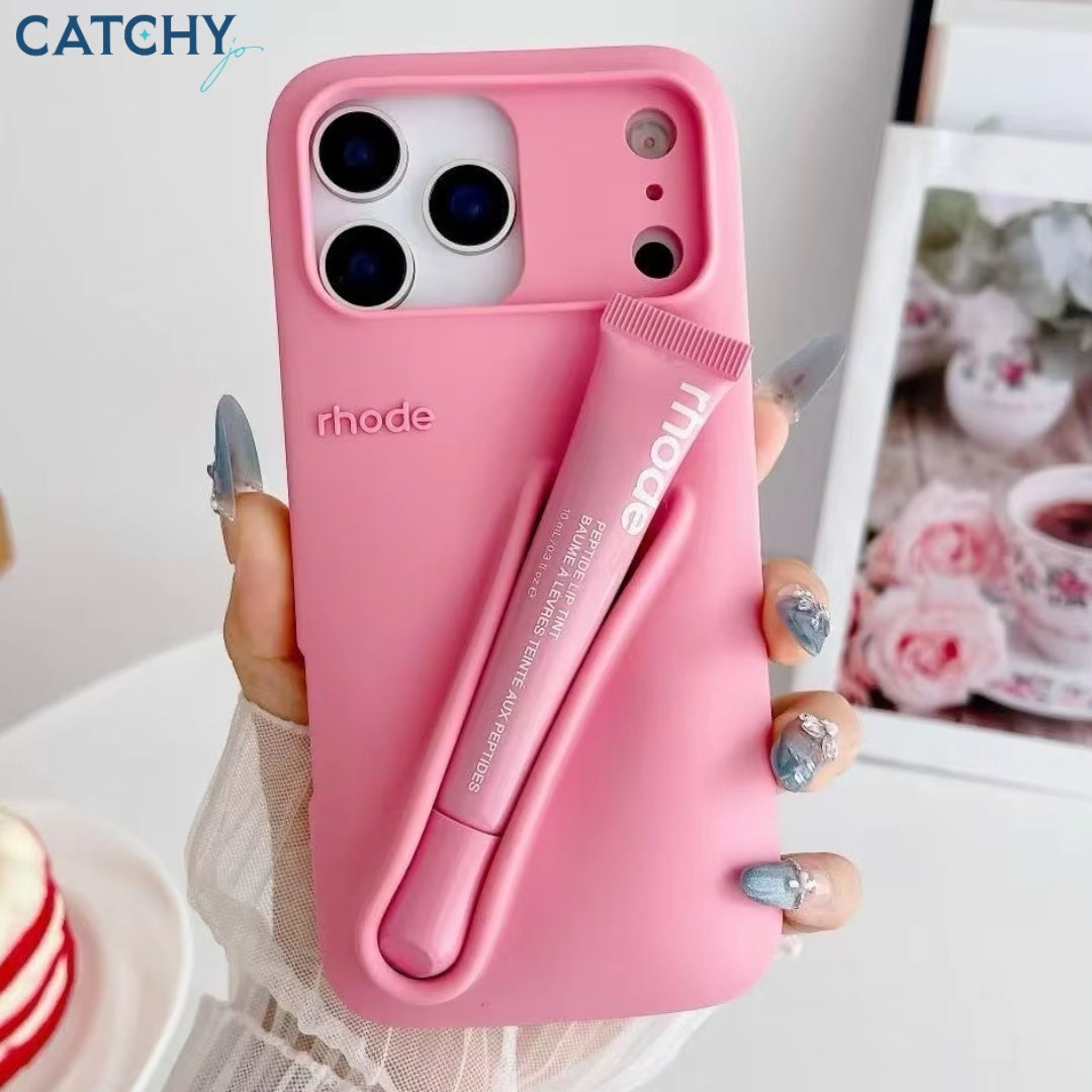 iPhone Rhode Hayley Lip Gloss & Silicone Case