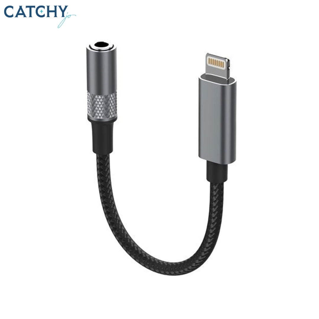 LDNIO LSY80I كابل محول صوتي بمنفذ 3.5mm أنثى إلى Lightning