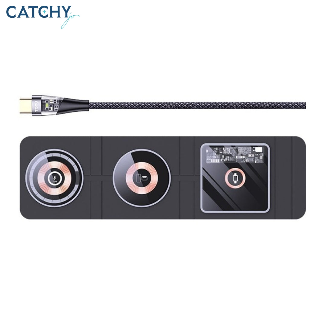 TOTU CACW-067 3 in 1 Folding Storage Magnetic Wireless Fast Charger