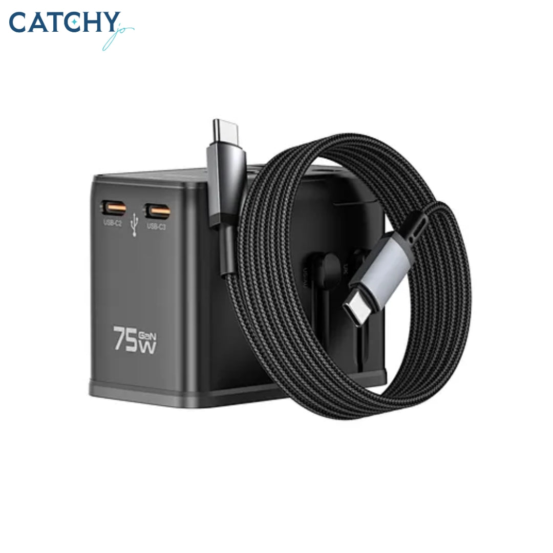 WiWU Wi-UA015 Universal Adapter Cable Combo (75W)