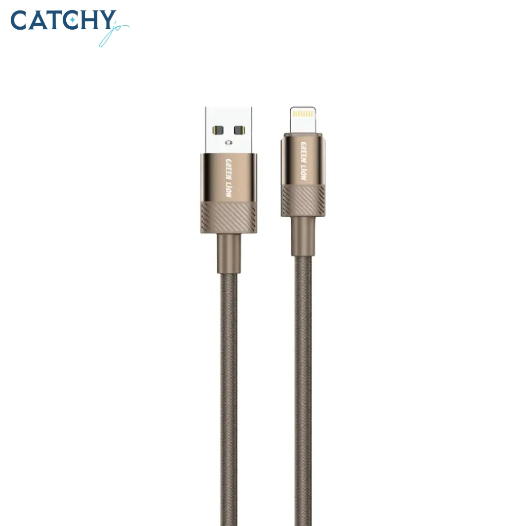 Green Lion Desert Spark Cable USB-A To Lightning 1M (12W)