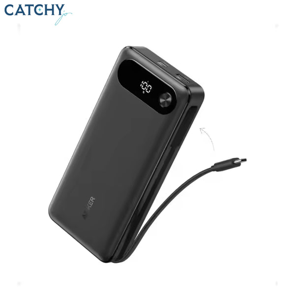 Anker Portable Charger With Built-in USB-C Cable Power Bank (20000mAh)