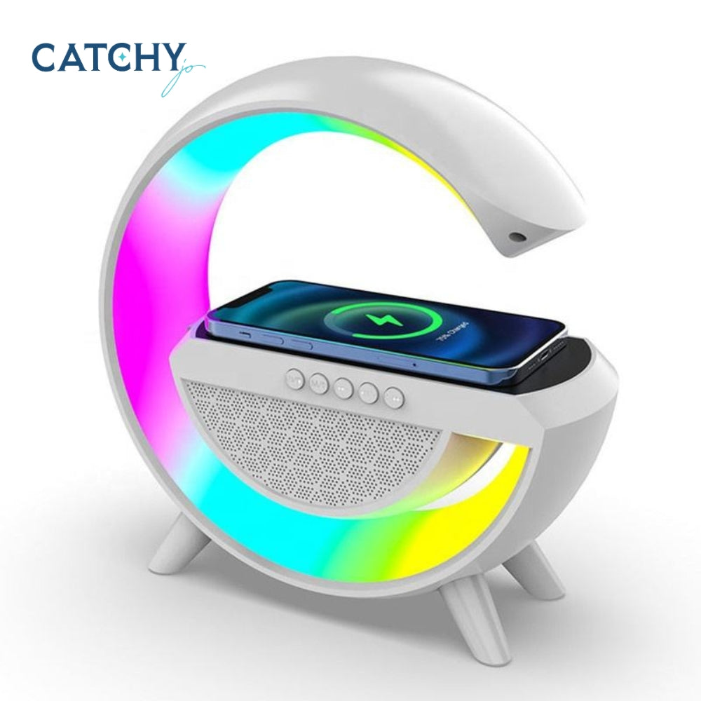 3 in 1 G Shape Wireless Charger With Speaker
