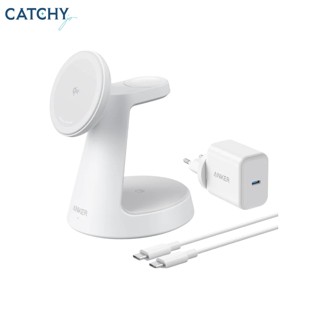Anker MagGo (3-in-1, Dock Stand) Cable&Charger