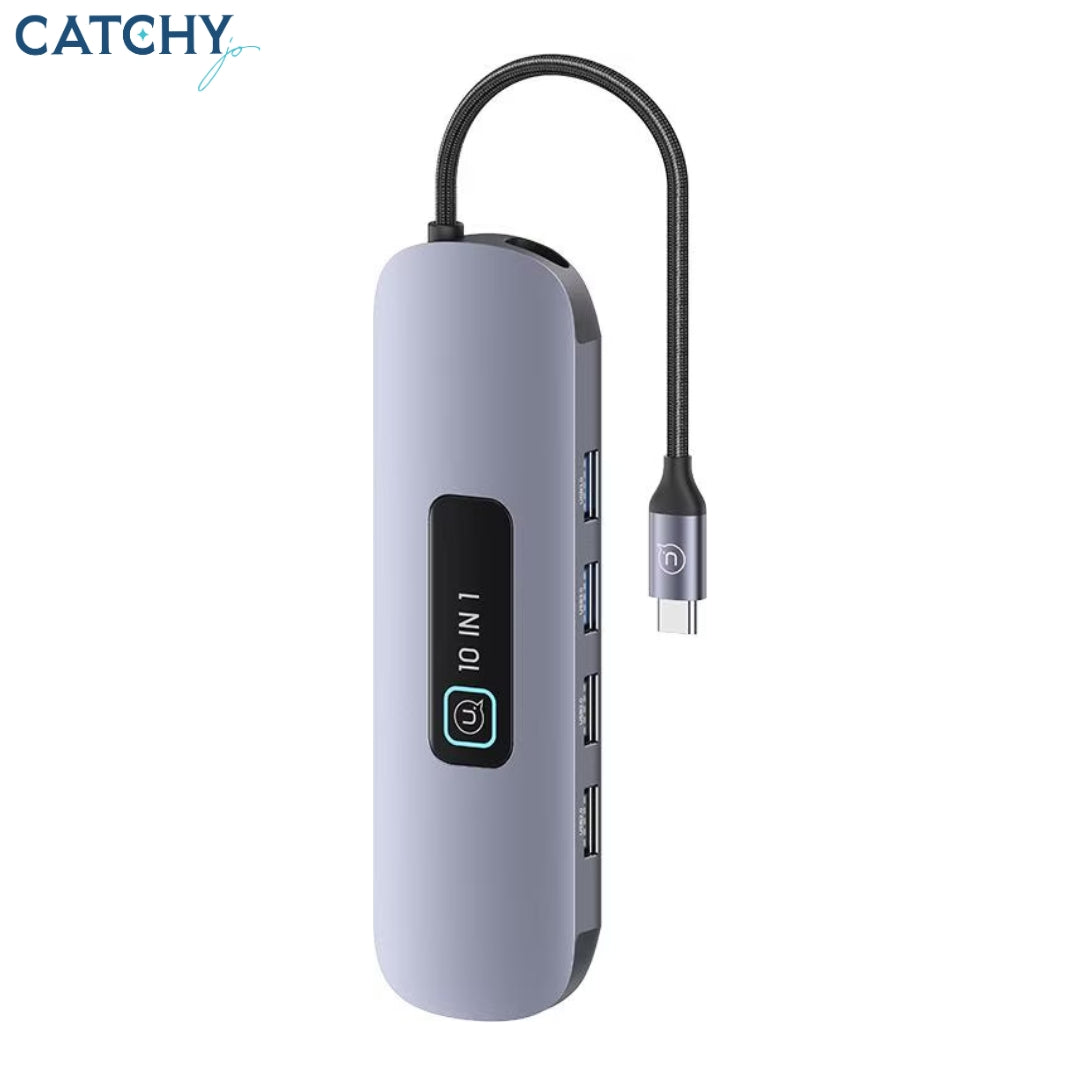 USAMS US-SJ644 10 in1 Multifunctional Type-C Adapter (100W)