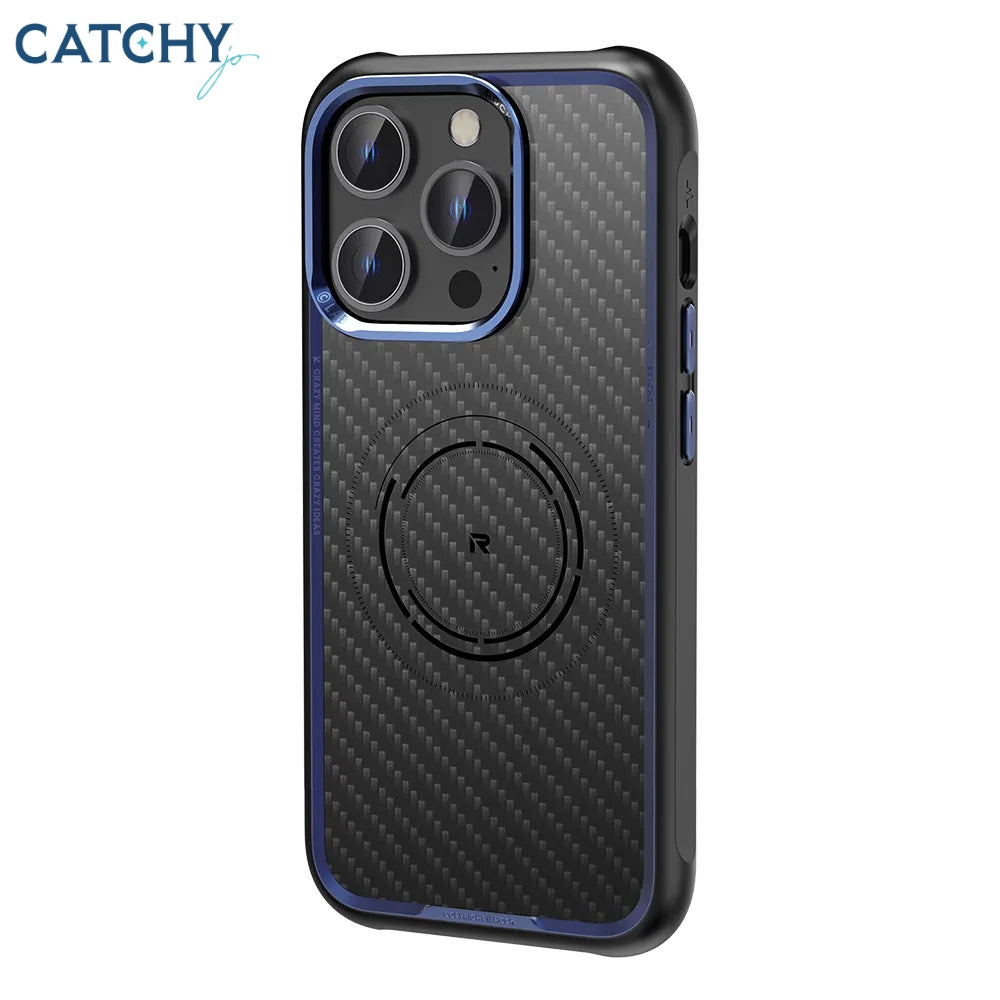 ROCK iPhone Carbon Fiber Protective Case Wireless Charging