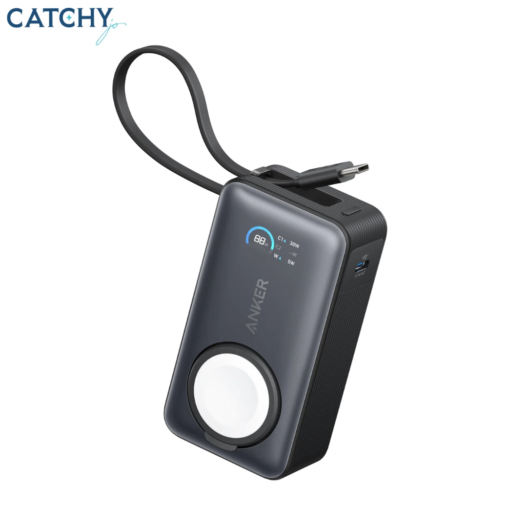 بطارية محمولة Anker MagGo لساعات Apple Watch (35W)
