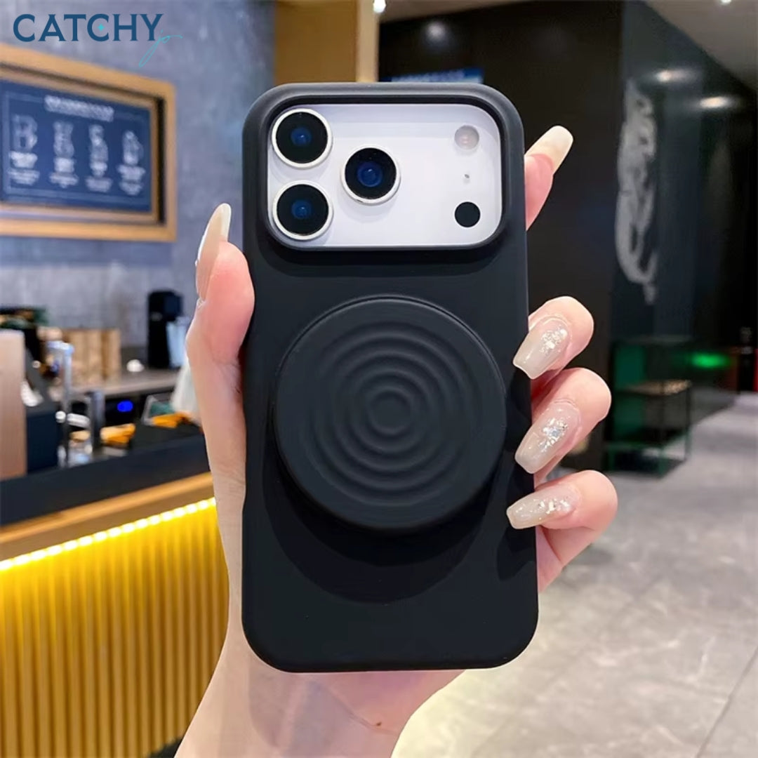 iPhone Ripple Liquid Silicone Stand Case