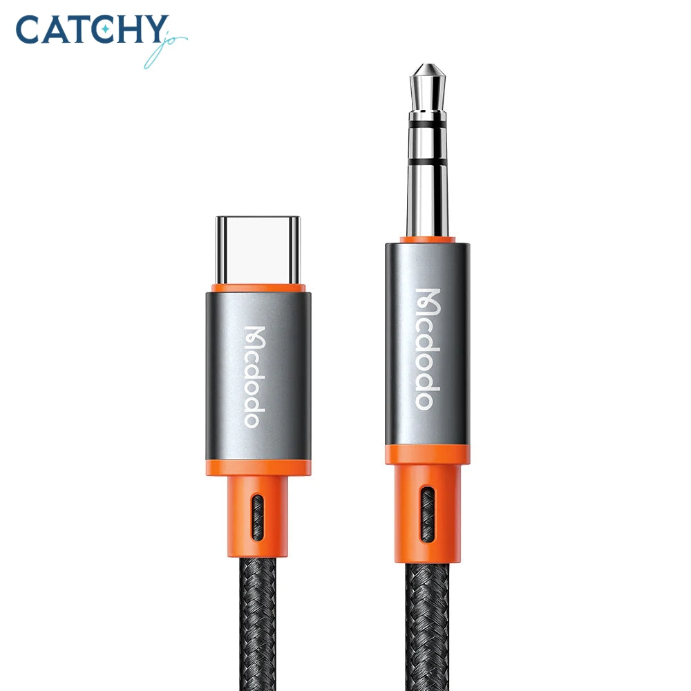 MCDODO CA-0820 USB To Type C to 3.5mm AUX Jack Cable
