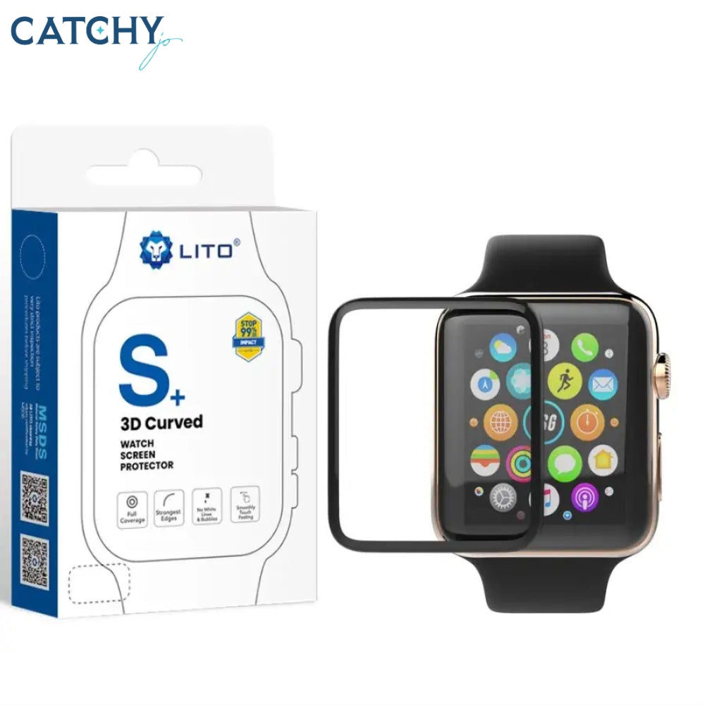 LITO واقي شاشة شفاف من PMMA لساعة Apple Watch