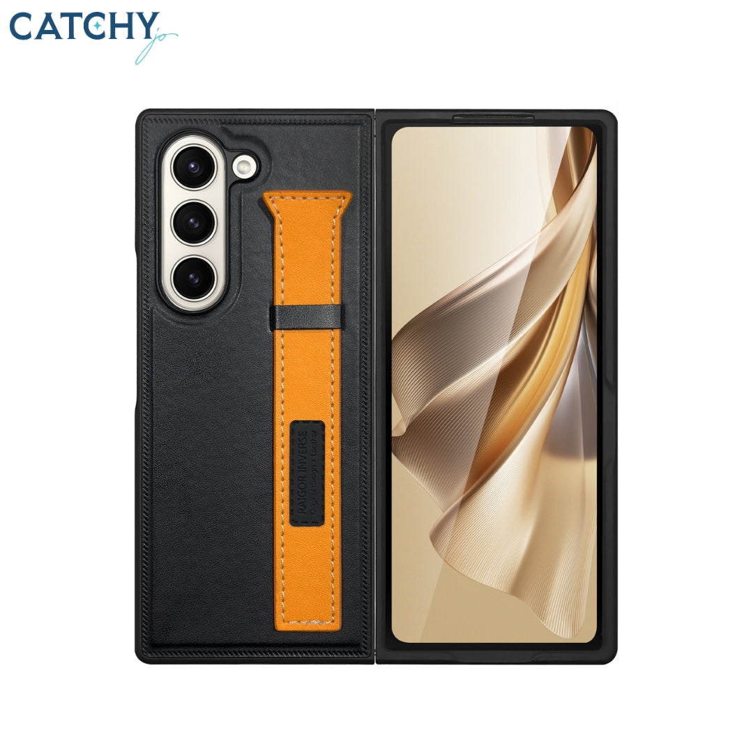 Samsung Fold 7 Leather Shockproof Protective Case