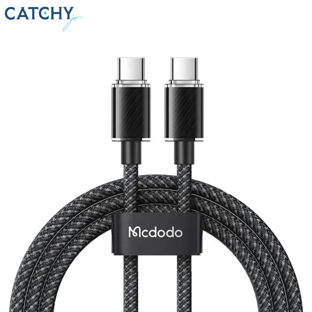 كابل MCDODO من سلسلة ثنائية اللون Type-C إلى Type-C (100W)