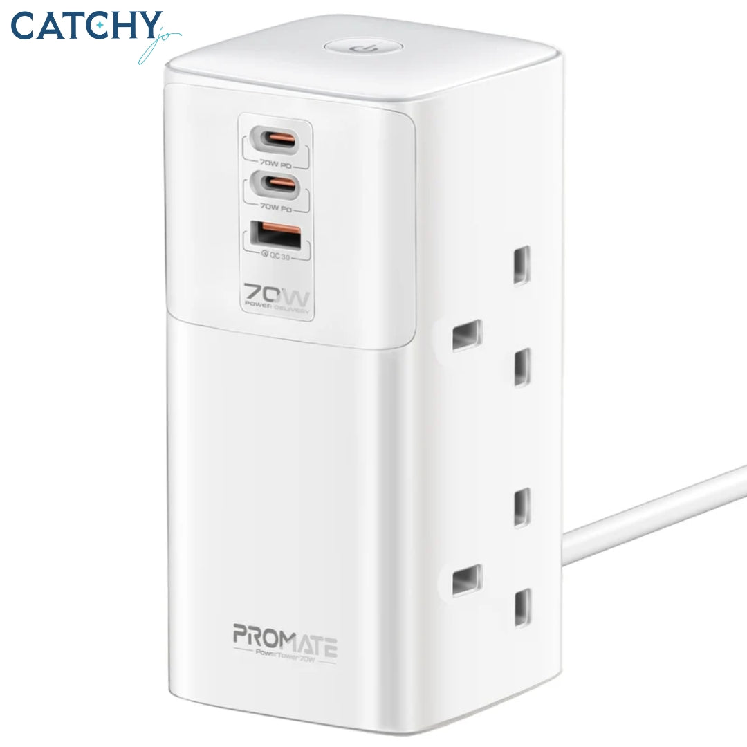 PROMATE PowerTower-70W Multi-Port Charging Station