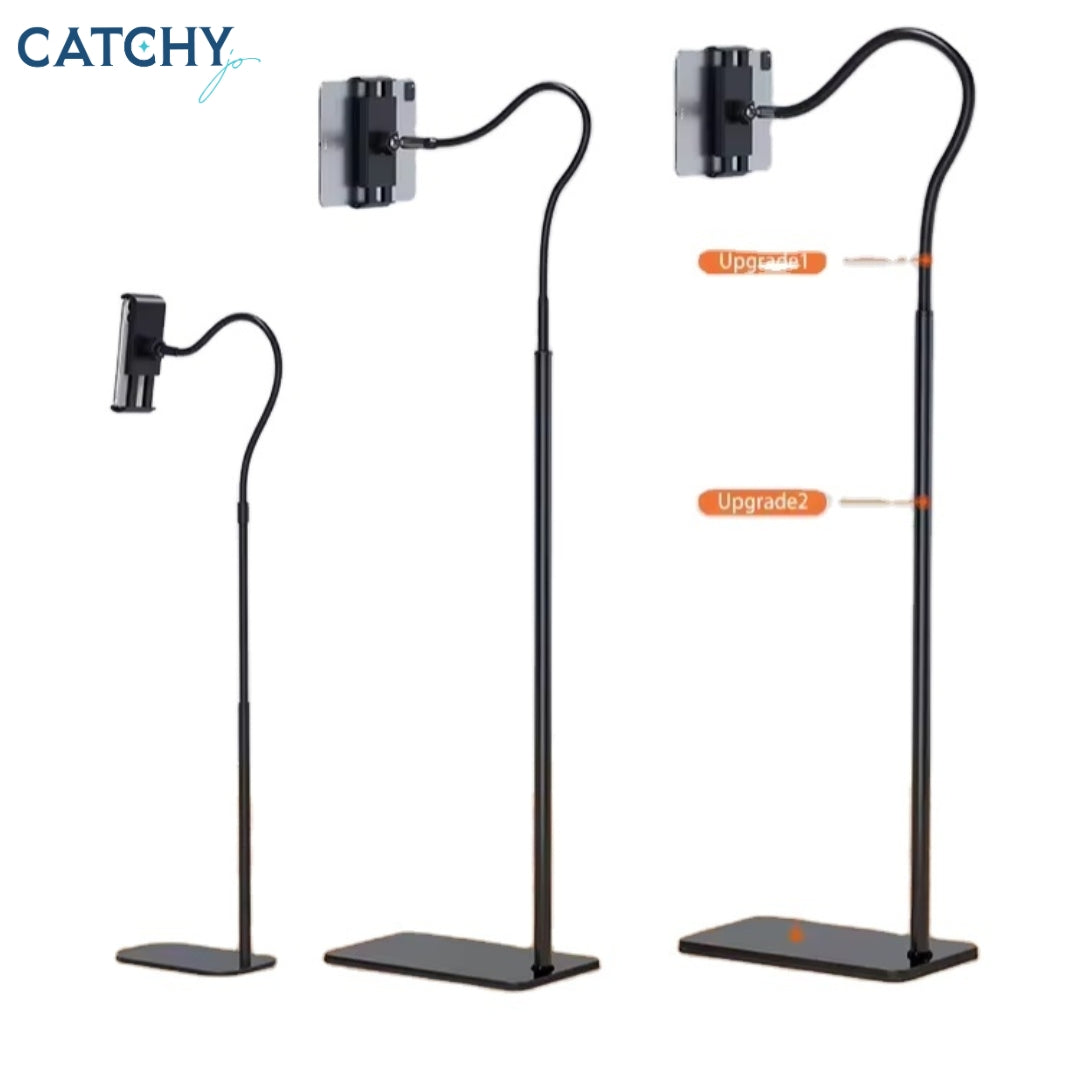 Adjustable Long Arms Stainless Steel Tablet & Phones Stand