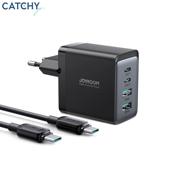 JOYROOM TCG02 Smart Fast Charging Adapter With Type-C Cable (67W)
