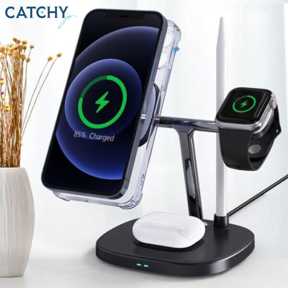 YESIDO DS12 4-in-1 Magnetic Wireless Charger Stand
