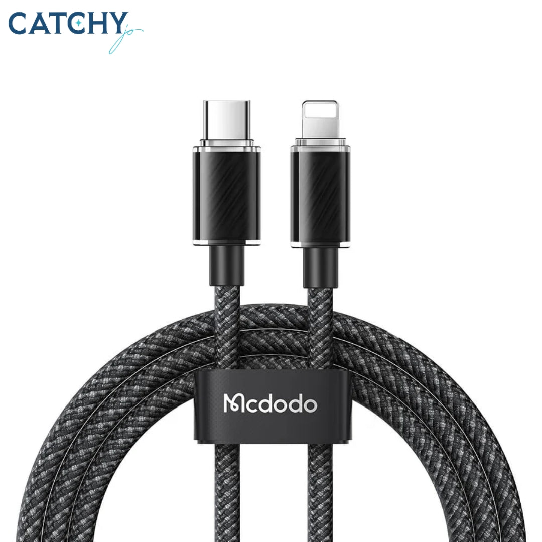 MCDODO Dichromatic Series Type-C to Lightning Cable  (36W)