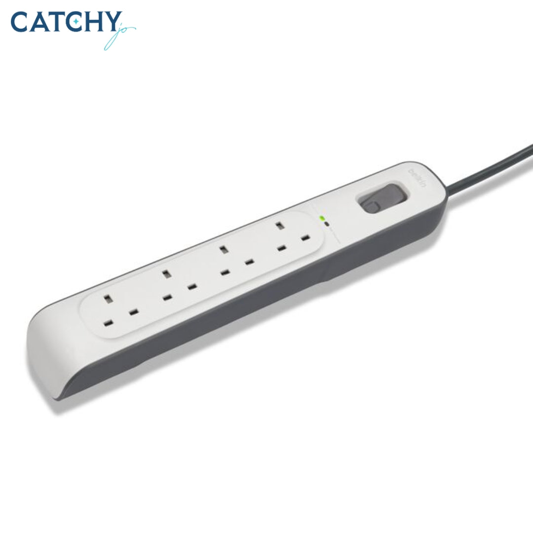 BELKIN 4 Outlet Surge Protection Strip With Power Cord (2M)