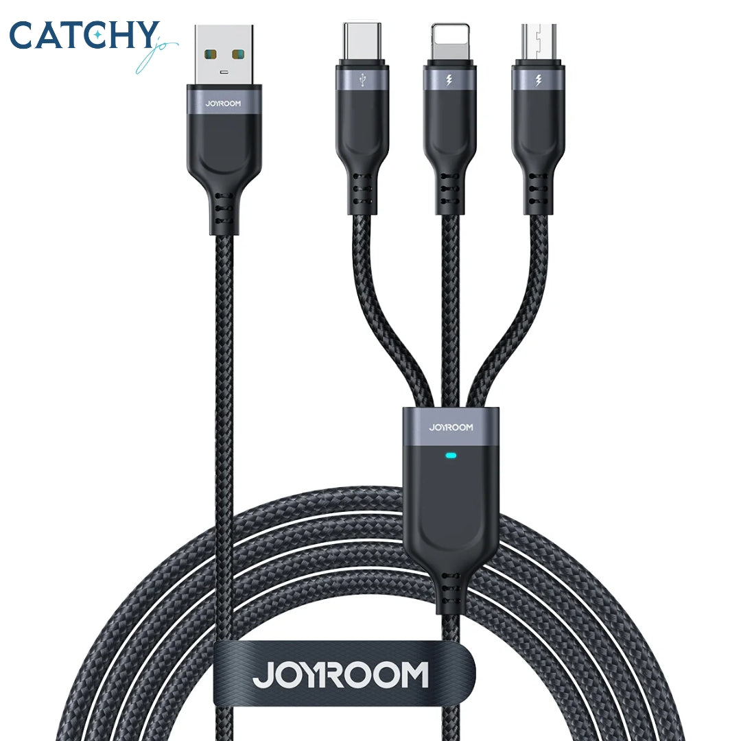 كابل بيانات متعدد الاستخدامات JOYROOM S-A18، سلسلة 4 في 1 (1.2M)